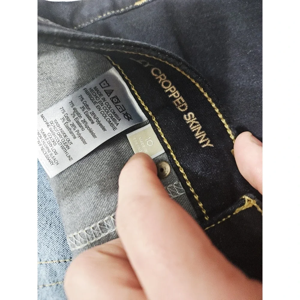 Michael Kors Selma High Rise Slim Skinny‎ Denim Jeans Dark Rinse Wash Size 10